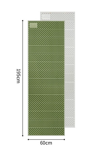 Килимок складаний IXPE Naturehike CNK2450WS044, алюмінієва плівка, 195x60х1,8 см, оливковий зелений 78134 фото