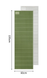 Килимок складаний IXPE Naturehike CNK2450WS044, алюмінієва плівка, 195x60х1,8 см, оливковий зелений 78134 фото 2