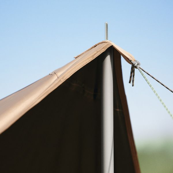 Тент-навес Naturehike Cloud Skies Tarp Lite, 550x465 см, коричневый 78378 фото