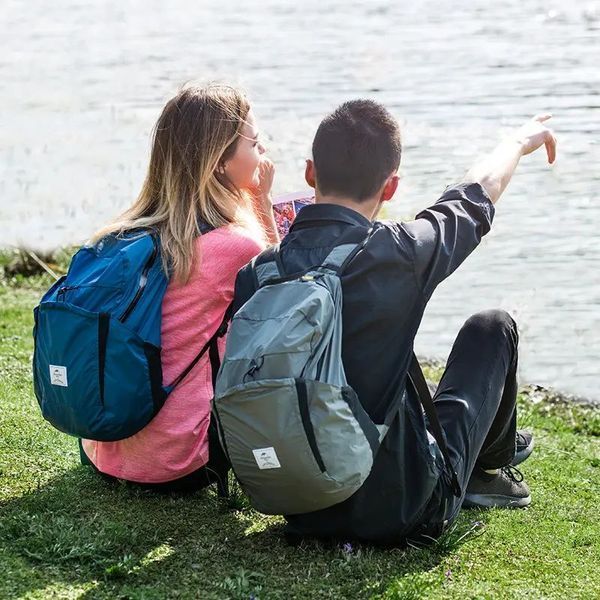 Рюкзак компактный Naturehike Ultralight NH17A017-B 22 л, голубой 78380 фото