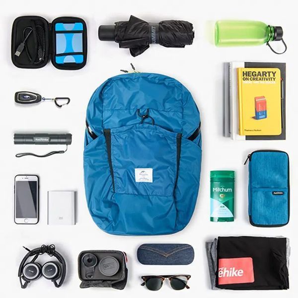 Рюкзак компактный Naturehike Ultralight NH17A017-B 22 л, голубой 78380 фото
