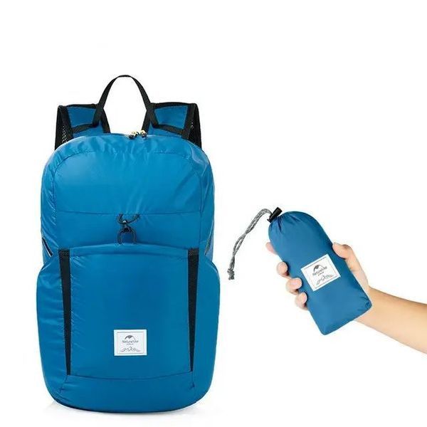Рюкзак компактный Naturehike Ultralight NH17A017-B 22 л, голубой 78380 фото