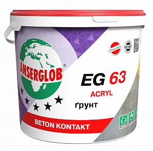 Грунт ANSERGLOB EG 63 BETON KONTAKT, 10 л 99916 фото