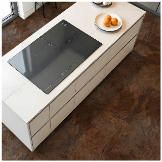 Самоклеюча LVT плитка 610х610х1.5мм, Коричневий 78583 фото