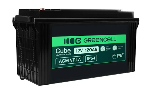 Аккумулятор Green Cell AGM VRLA 12 V 120 Ah IP54 78292 фото