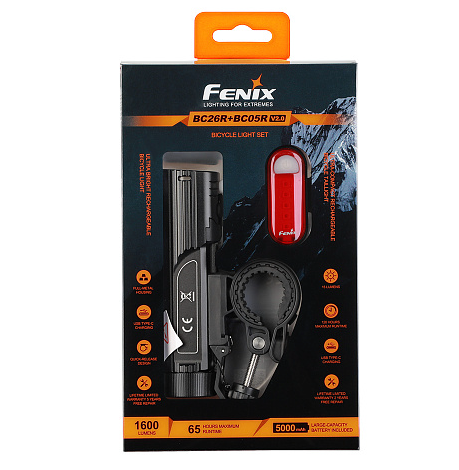 Комплект велофара Fenix 78243 фото