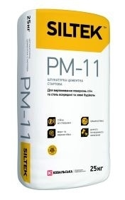 РМ-11 машинная штукатурка цем-стартовая (25кг) Siltek 77010 фото