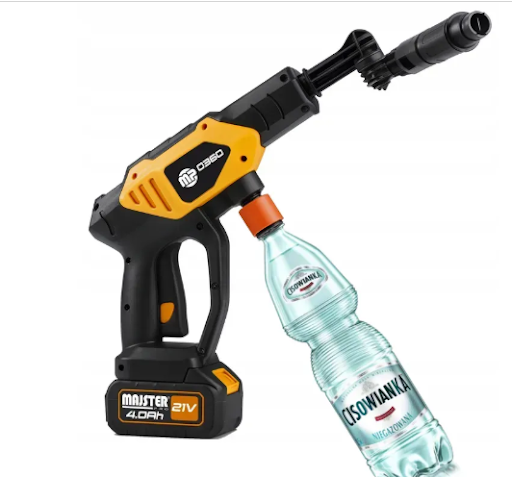 Аккумуляторная мойка высокого давления MAJSTER PRO MP-0360 1000 Вт 60 бар, 2 АКБ 4Ah, пеногенератор 78343 фото