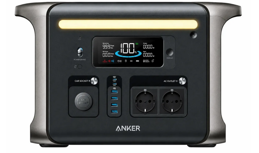 Портативная зарядная станция Anker SOLIX F1500 1536 Вт&middot;ч 1800 Вт LiFePO4 UPS (A1772311) 78970 фото