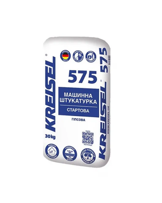 575 Штукатурка машинна стартова гіпсова (30 кг) 77016 фото