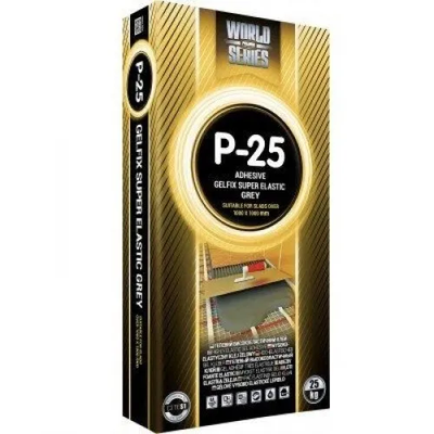 Клей для плитки высокоэластичный гелевой Polimin P-25 (Gray) C2TES1 (25 кг) 77118 фото