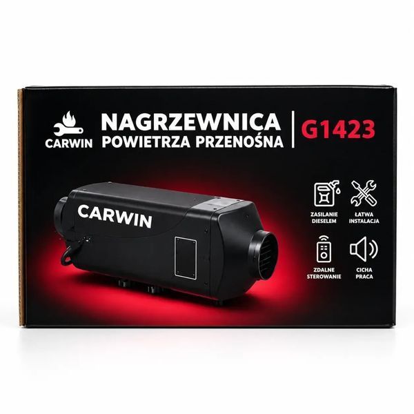 Автономний дизельний обігрівач CARWIN 9 кВт 12/24 В з пультом ДК для автомобіля та приміщень WEBASTO 79200 фото