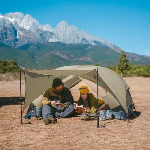 Намет одномісний ультралегкий Naturehike Mongar UL, сірий 78397 фото