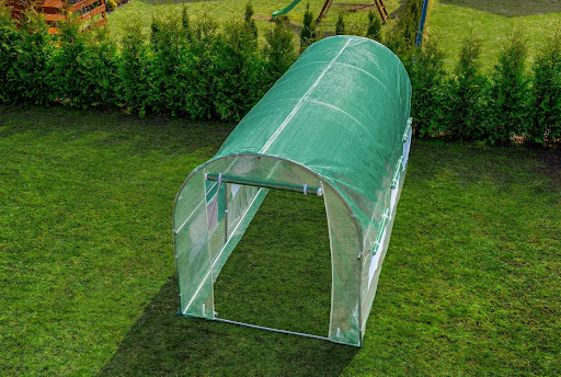 Садовая теплица 7 м&sup2; (3,5&times;2&times;2 м) с окнами, армированная пленка UV-4, Зеленая 78348 фото