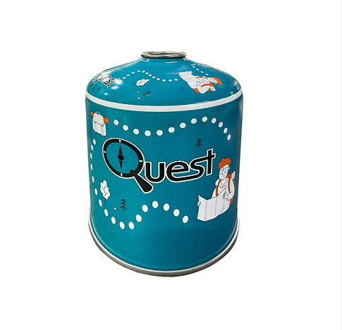 Газовий балон різьбовий бутановий Quest, 450гр 78111 фото