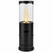 Уличный газовый обогреватель Gordon 11 кВт с эффектом пламени и защитным стеклянным экраном для террасы, сада, ресторана (Черный) 79207 фото 9