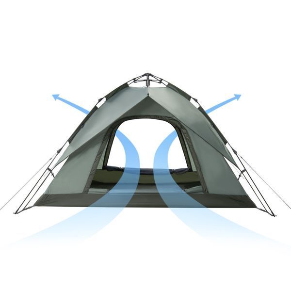 Намет тримісний автоматичний Naturehike, оливково-зелений 78406 фото
