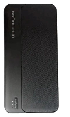 Power Bank - Портативна батарея 10.000 mAh. чорний - GP-10B GRUNHELM 78057 фото