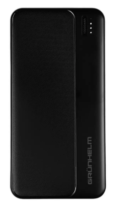 Power Bank - Портативна батарея 20.000 mAh. чорний - GP-20B GRUNHELM 78061 фото