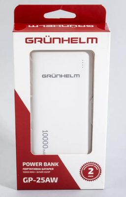 Павербанк Grunhelm GP-25AW 10000 mAh 78063 фото