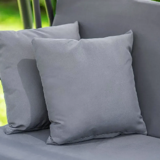 Садова гойдалка - лежак 2в1 "Relax Plus" FunFit 3 місна, з навісом і подушками (Сіра) 78413 фото