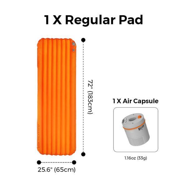 Килимок самонадувний Flextail Tiny Slleeping Pad R05 AVS, розмір L 78460 фото
