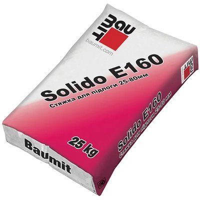 Стяжка для підлоги Baumit Solido E160 (товщина від 25-80 мм) 25 кг 79256 фото