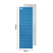 Килимок складаний IXPE Naturehike CNK2450WS044, алюмінієва плівка, 195x60х1,8 см, синій 78135 фото 2